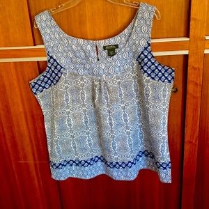 Women’s Eddie Bauer Spring/Summer Sleeveless Blouse XL